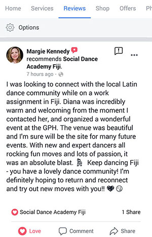 Int Dancer Dr Margie Kennedy REVIEW